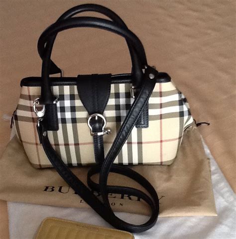 burberry leather strap handbag|Burberry purse strap replacement.